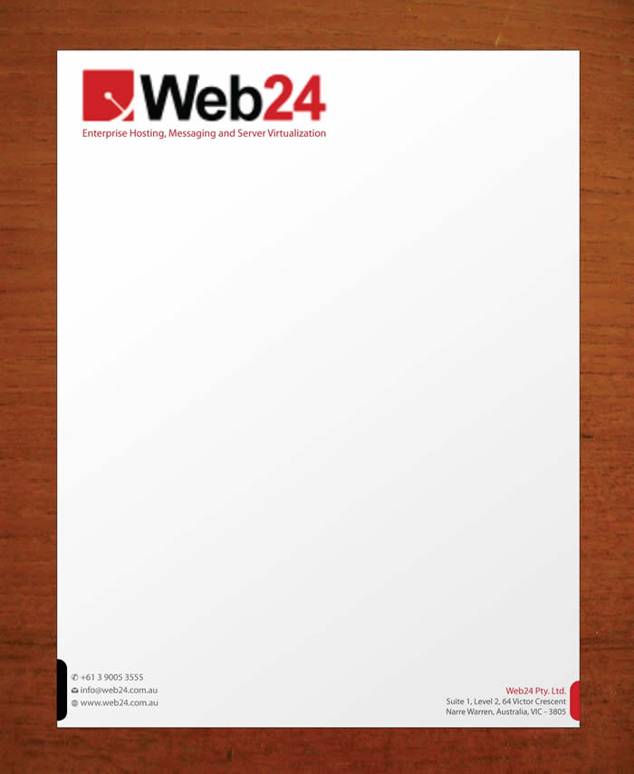 Design En-Tête par Sbss pour Web24 Group Pty Ltd | Design #1225806