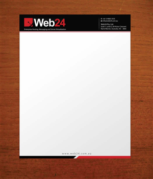 Letterhead Design by Sbss for Web24 Group Pty Ltd | Design: #1225807