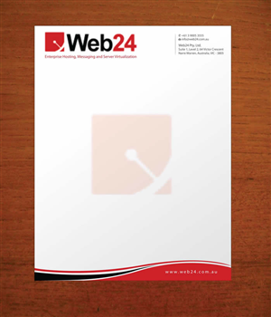 Letterhead Design by Sbss for Web24 Group Pty Ltd | Design: #1225809