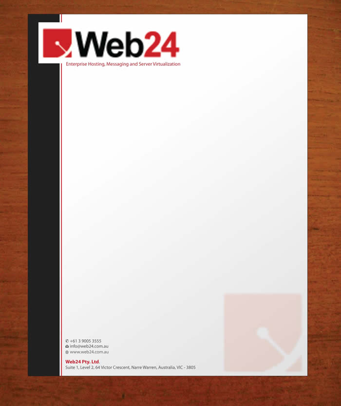 Design En-Tête par Sbss pour Web24 Group Pty Ltd | Design #1225811