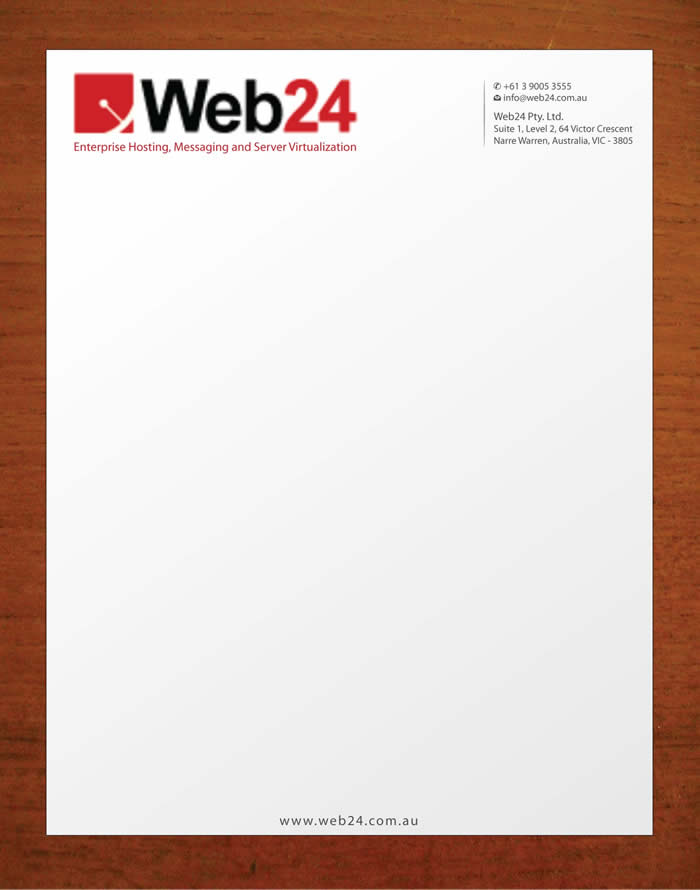 Design En-Tête par Sbss pour Web24 Group Pty Ltd | Design #1225812