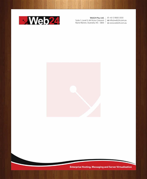 Letterhead Design by Sbss for Web24 Group Pty Ltd | Design: #1225933