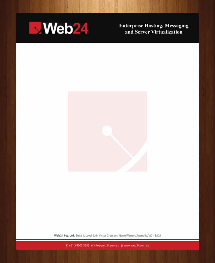 Design En-Tête par Sbss pour Web24 Group Pty Ltd | Design #1225936
