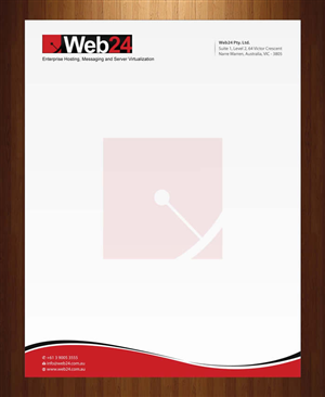 Letterhead Design by Sbss for Web24 Group Pty Ltd | Design: #1225938