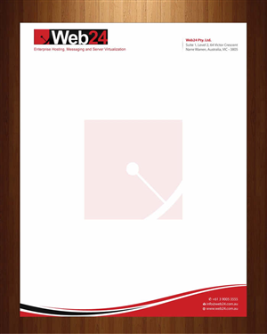 Letterhead Design by Sbss for Web24 Group Pty Ltd | Design: #1225947
