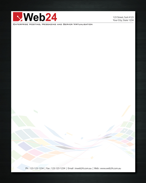 Letterhead Design by Sbss for Web24 Group Pty Ltd | Design: #1226501