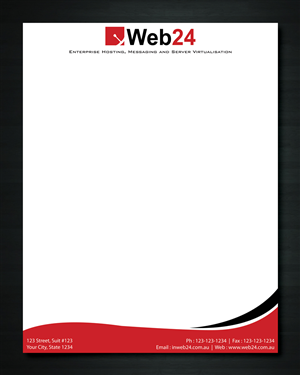 Letterhead Design by Sbss for Web24 Group Pty Ltd | Design: #1226502