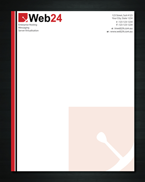 Letterhead Design by Sbss for Web24 Group Pty Ltd | Design: #1226504