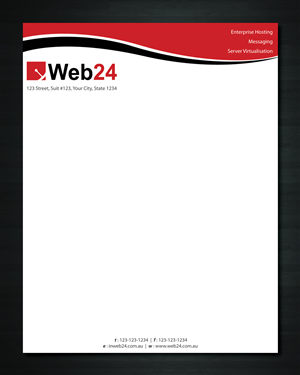 Letterhead Design by Sbss for Web24 Group Pty Ltd | Design: #1226507