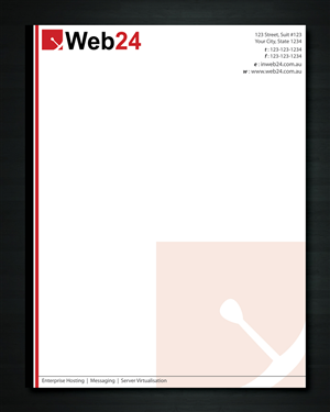 Letterhead Design by Sbss for Web24 Group Pty Ltd | Design: #1226515