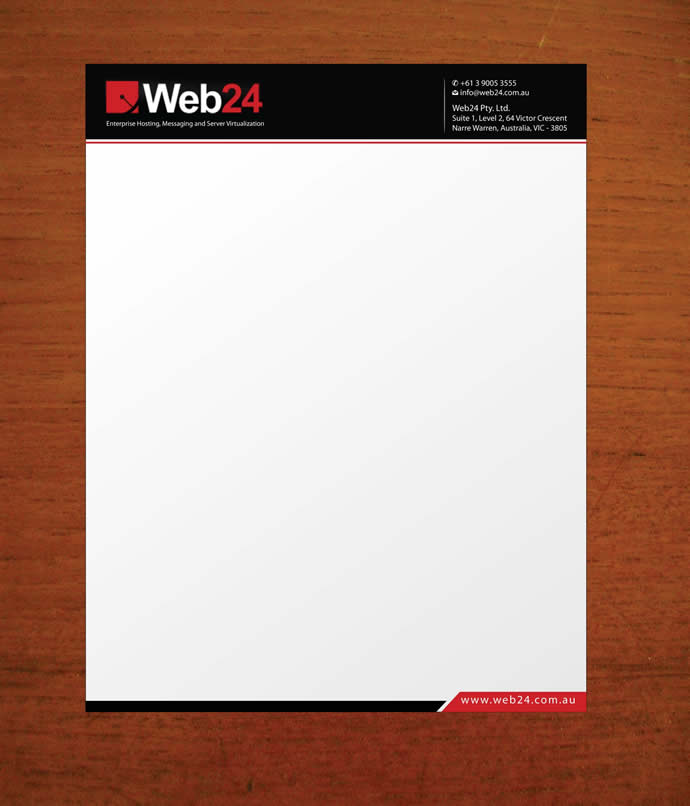 Design En-Tête par Sbss pour Web24 Group Pty Ltd | Design #1236546