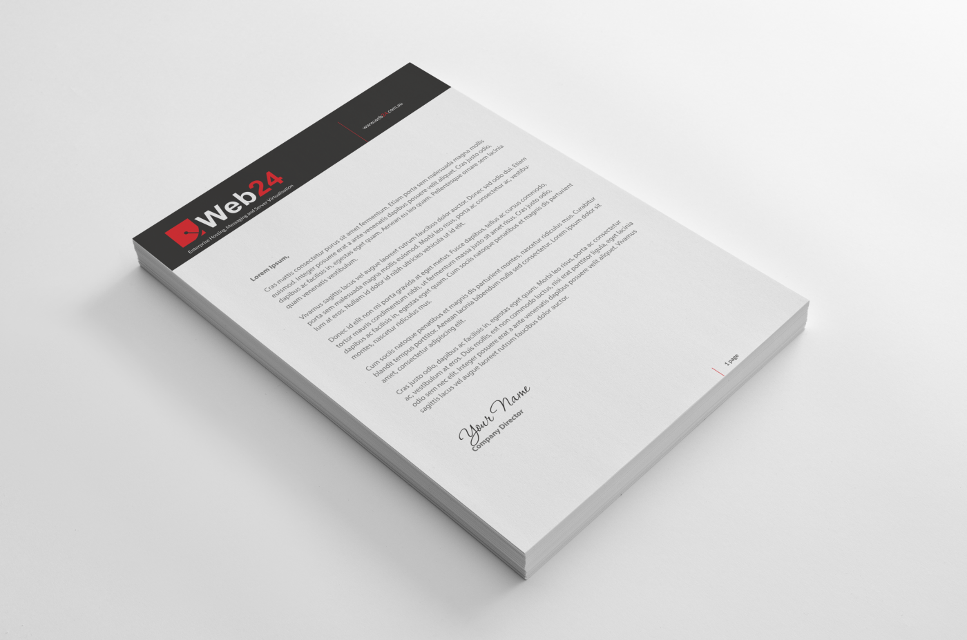 Design En-Tête par HYPdesign pour Web24 Group Pty Ltd | Design #1226726