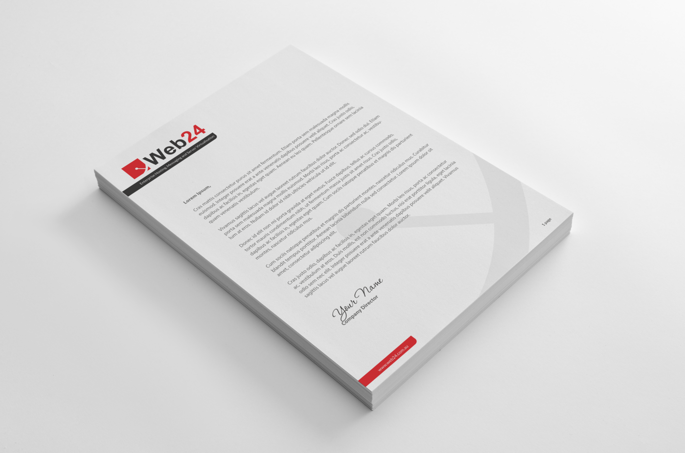 Design En-Tête par HYPdesign pour Web24 Group Pty Ltd | Design #1226731