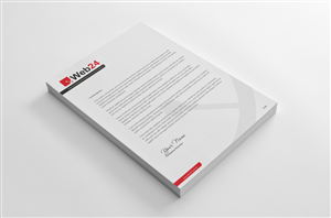Letterhead Design by HYPdesign for Web24 Group Pty Ltd | Design: #1226731