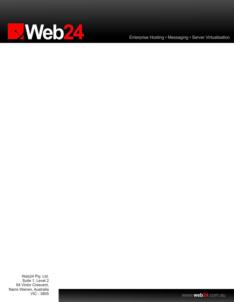 Letterhead Design by Innograpica for Web24 Group Pty Ltd | Design #1225831