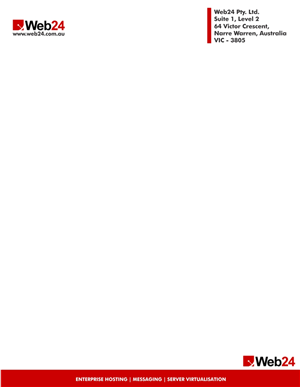 Letterhead Design by Vinav Bhanawat for Web24 Group Pty Ltd | Design #1225538