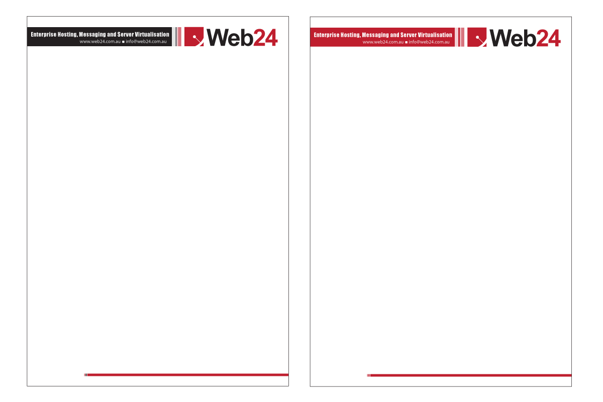 Design En-Tête par Ser. C pour Web24 Group Pty Ltd | Design #1235797