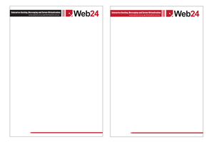 Design En-Tête par Ser. C pour Web24 Group Pty Ltd | Design : #1235797