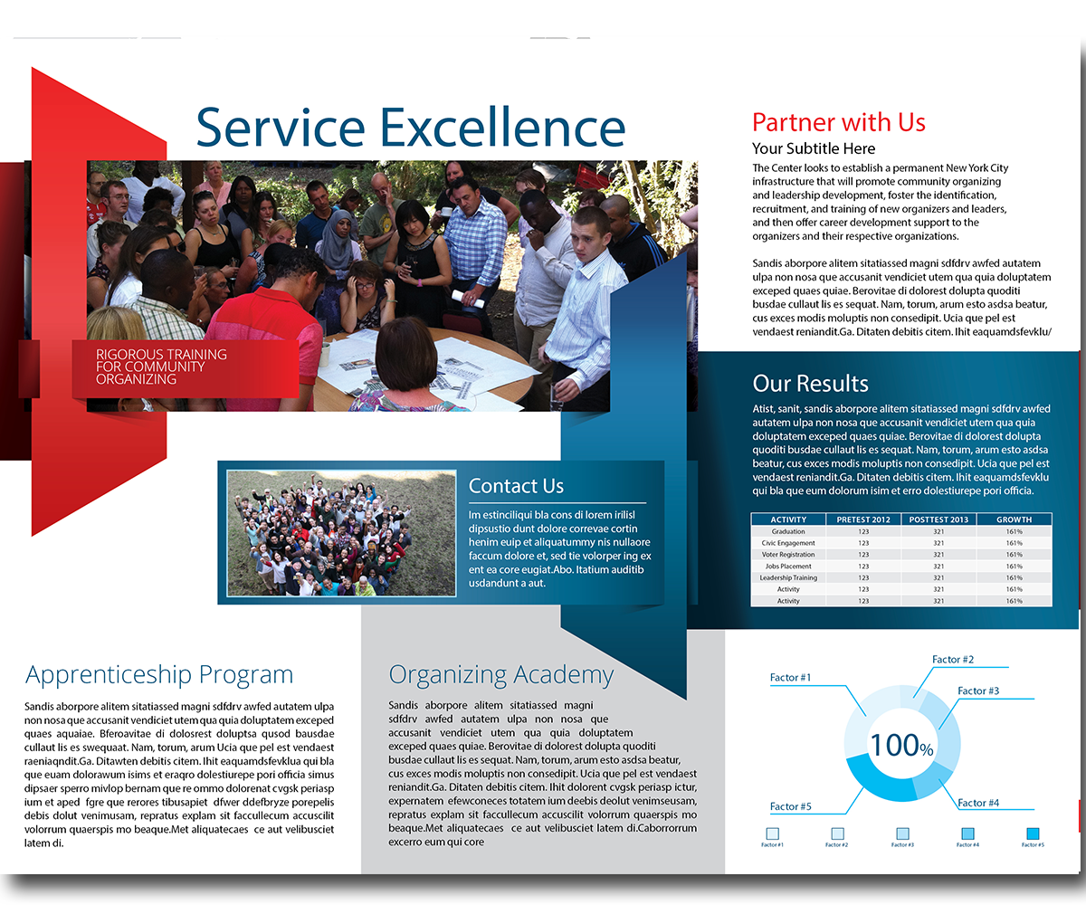 Design de Brochure par CreativeQD pour ANHD | Design #4372600