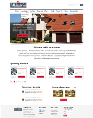 Design Wordpress par CoolDesignz pour AuctionServices.com, Inc. | Design : #4330570