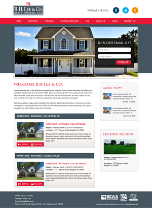 Diseño Wordpress por webxvision para AuctionServices.com, Inc. | Diseño #4359591