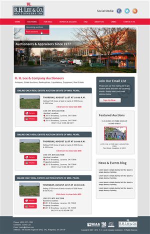 Design Wordpress par Creative X Designs pour AuctionServices.com, Inc. | Design : #4333623