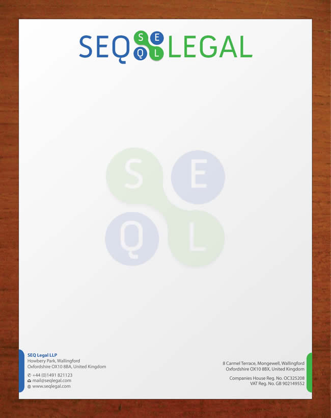 Letterhead Design by Sbss for SEQ Legal | Design #1228334