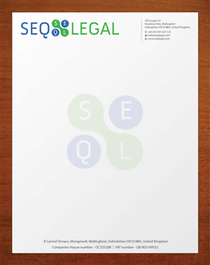Letterhead Design by Sbss for SEQ Legal | Design: #1228340