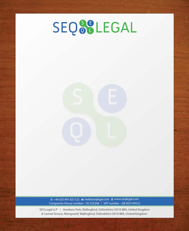 Letterhead Design by Sbss for SEQ Legal | Design #1228341