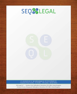Letterhead Design by Sbss for SEQ Legal | Design: #1228341