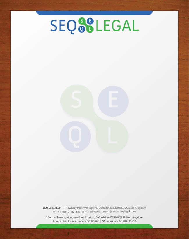 Letterhead Design by Sbss for SEQ Legal | Design #1228342