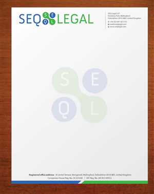 Letterhead Design by Sbss for SEQ Legal | Design: #1228343