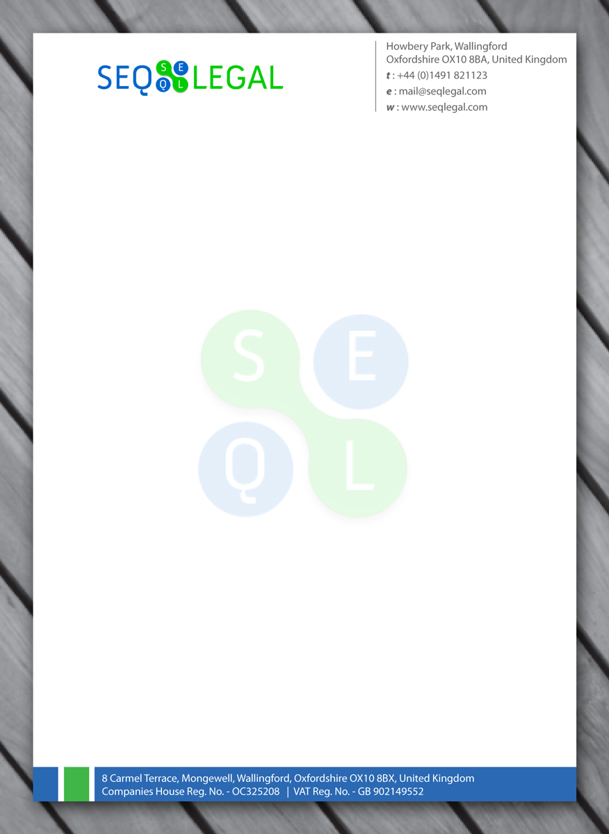 Letterhead Design by Sbss for SEQ Legal | Design #1228814