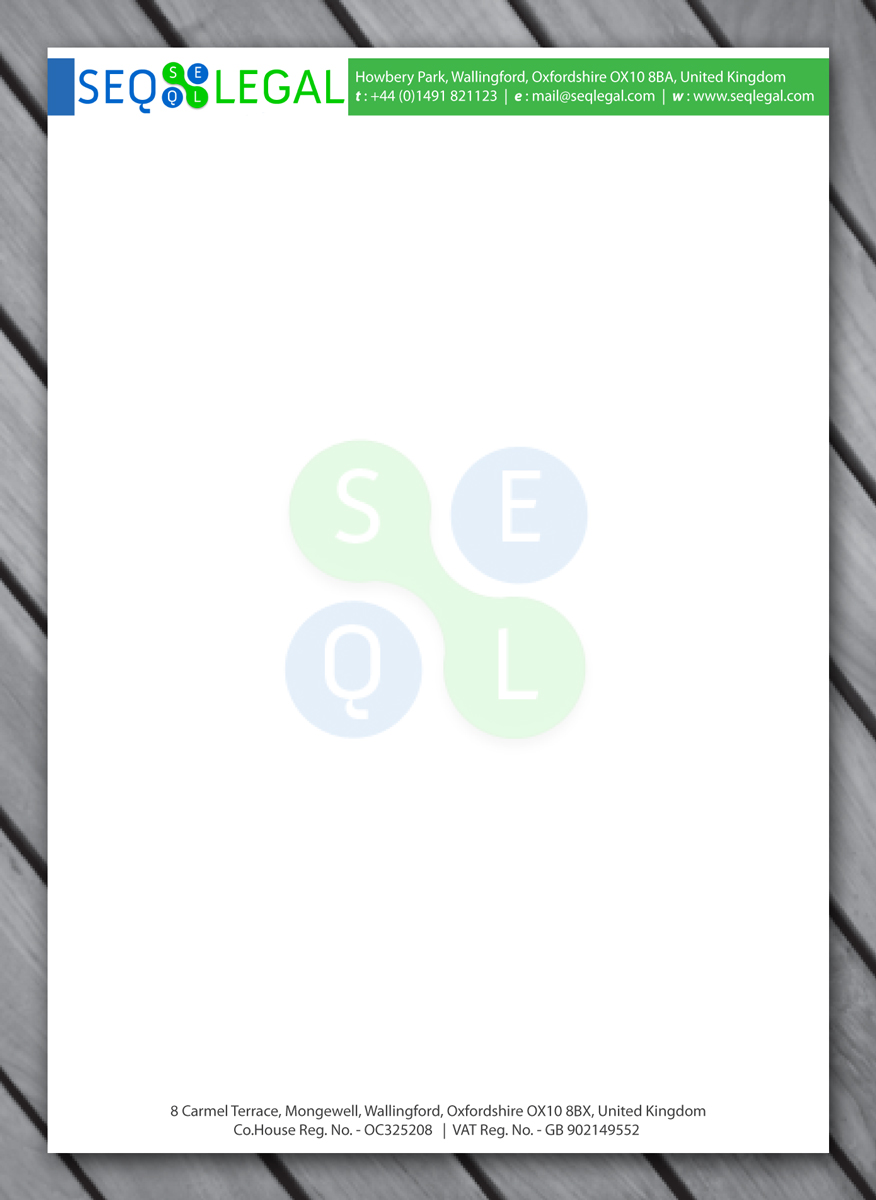 Diseño de Membrete por Sbss para SEQ Legal | Diseño #1228817