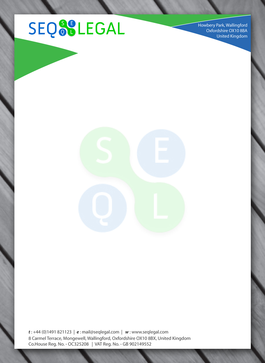 Diseño de Membrete por Sbss para SEQ Legal | Diseño #1228820