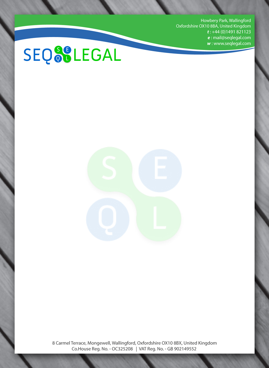 Diseño de Membrete por Sbss para SEQ Legal | Diseño #1228821