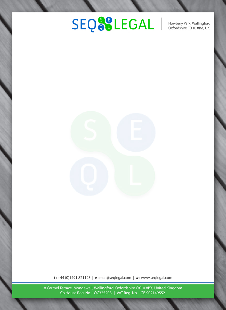 Letterhead Design by Sbss for SEQ Legal | Design #1228822