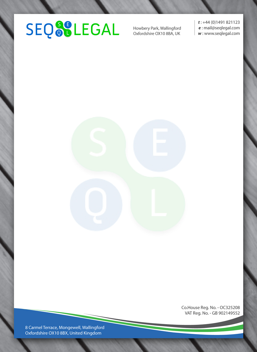 Letterhead Design by Sbss for SEQ Legal | Design #1228824