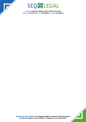 Letterhead Design by SenK for SEQ Legal | Design: #1233811