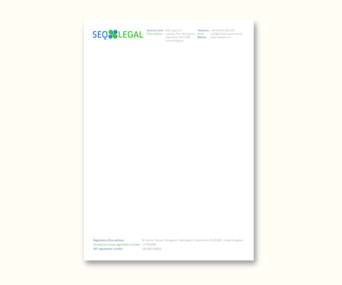 Briefkopf-Design von Doodles für SEQ Legal | Design #1232847