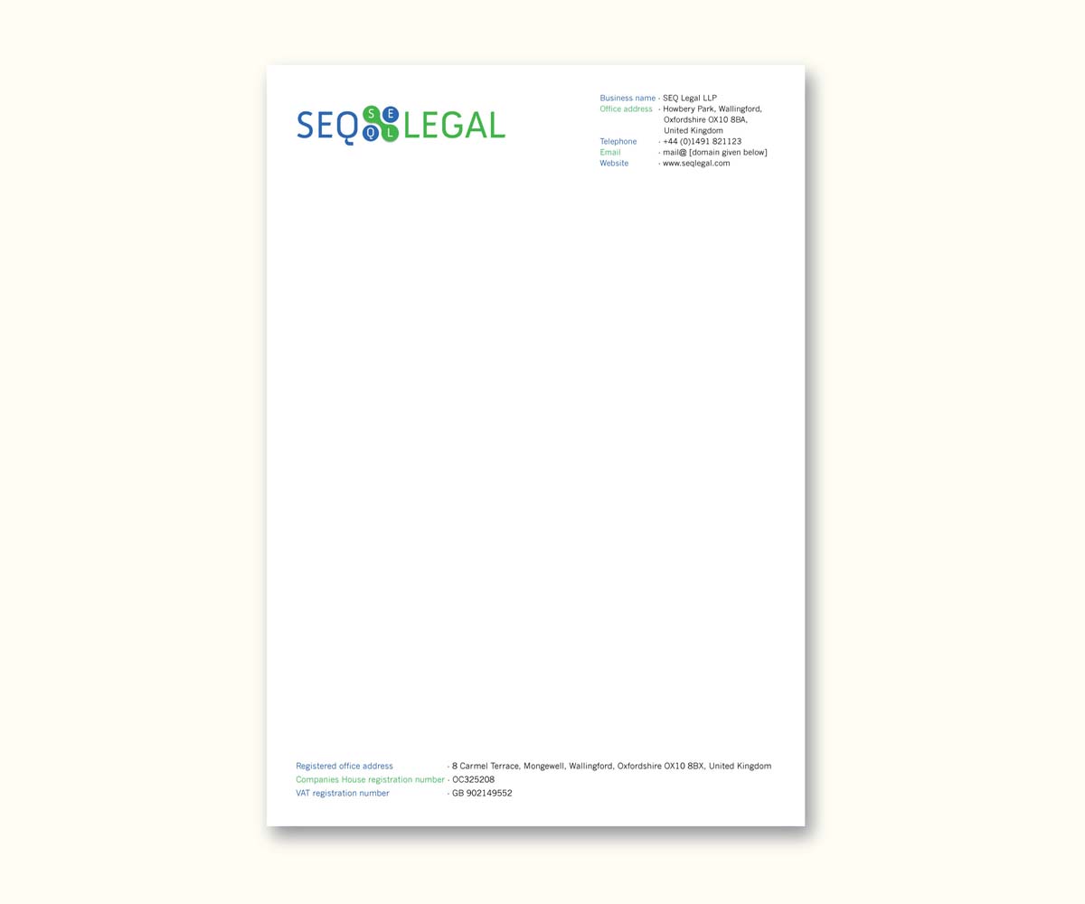 Letterhead Design by Doodles for SEQ Legal | Design #1232849