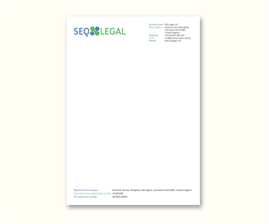 Letterhead Design by Doodles for SEQ Legal | Design: #1232849