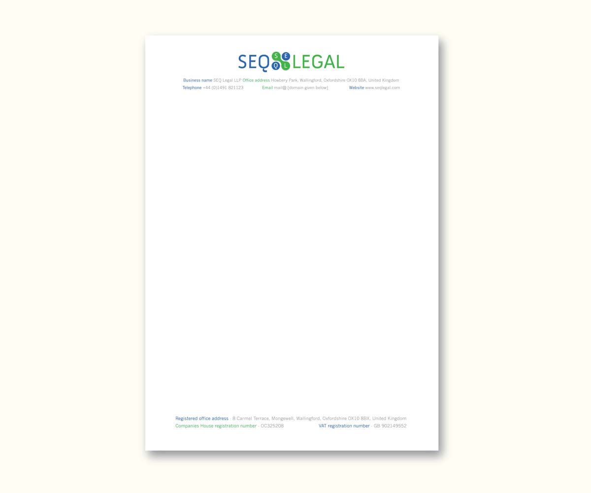 Letterhead Design by Doodles for SEQ Legal | Design #1232850