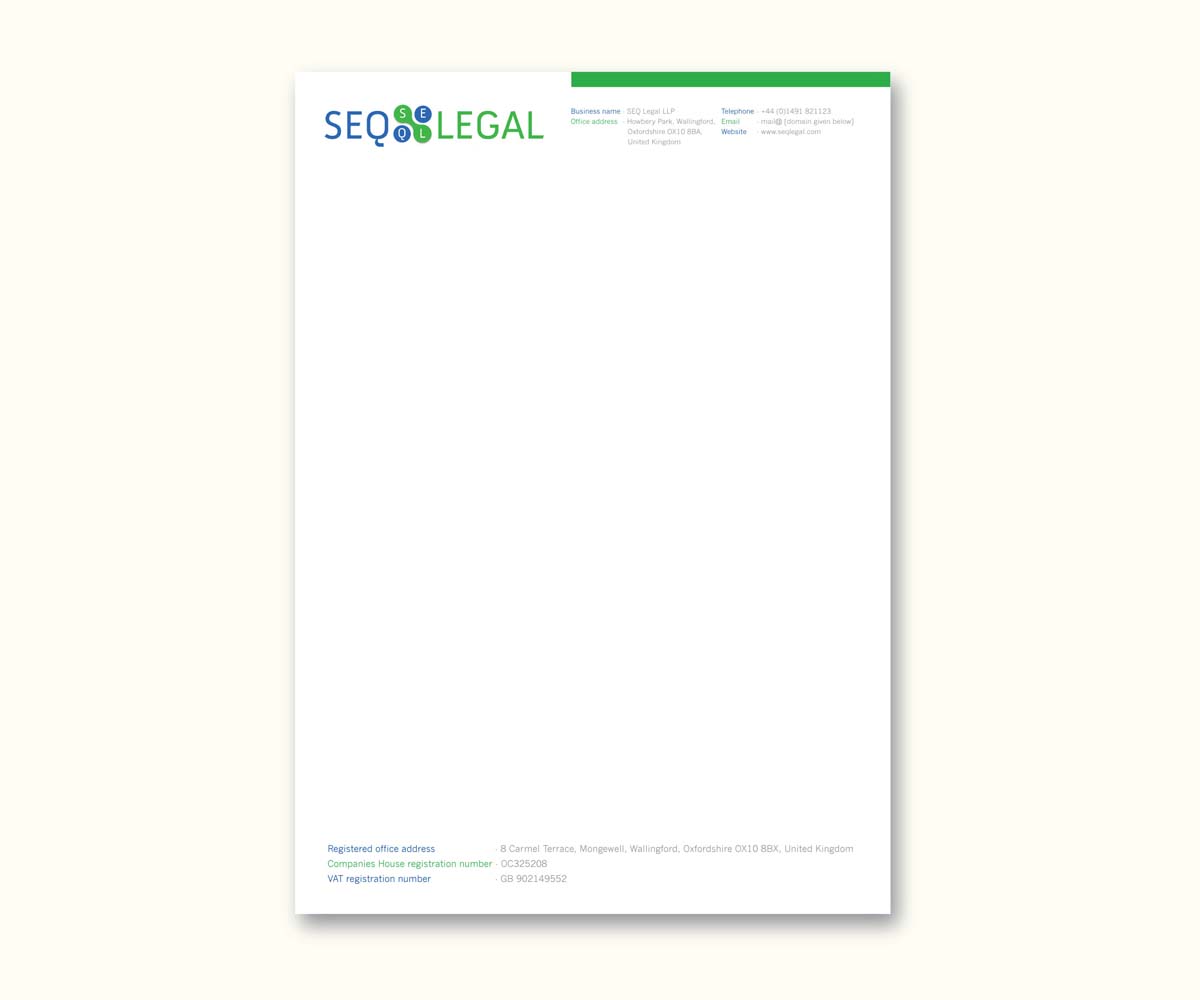 Letterhead Design by Doodles for SEQ Legal | Design #1232853