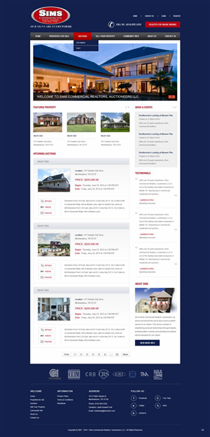 Wordpress Design by pb for AuctionServices.com, Inc. | Design: #4338405