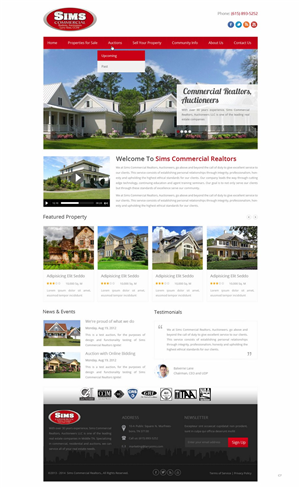 Wordpress Design by pb for AuctionServices.com, Inc. | Design: #4338425