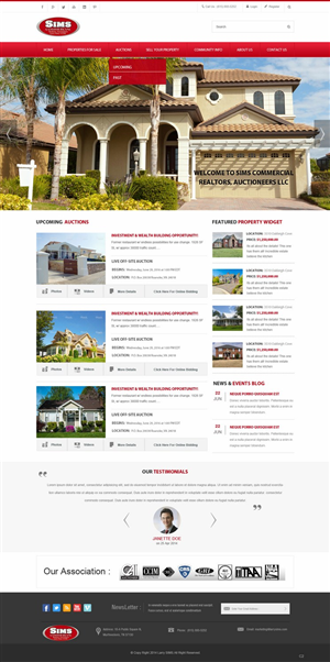 Wordpress Design by pb for AuctionServices.com, Inc. | Design: #4338432