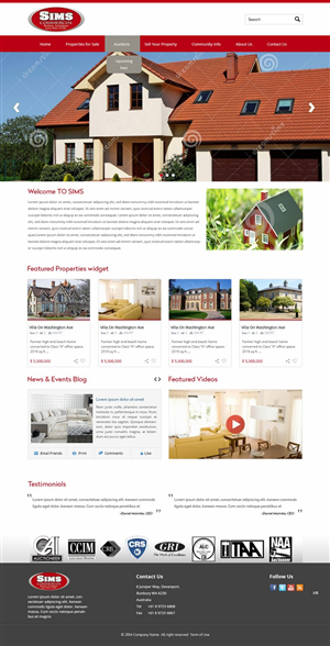 Wordpress Design by pb for AuctionServices.com, Inc. | Design: #4338436