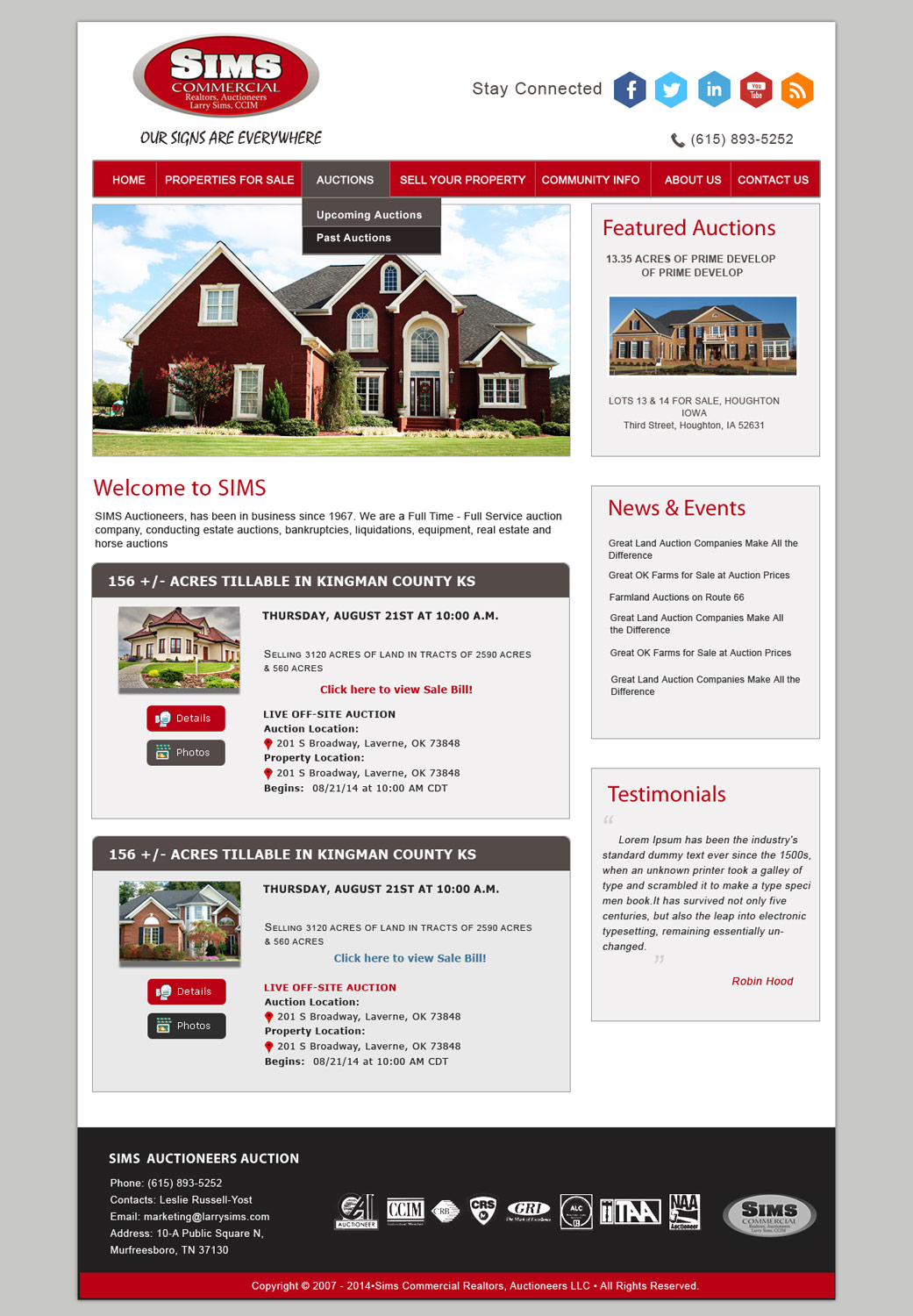 Wordpress Design by Creative X Designs for AuctionServices.com, Inc. | Design #4352658