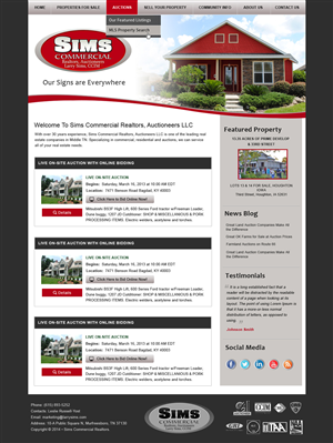 WordPress-Design von Creative X Designs für AuctionServices.com, Inc. | Design: #4355337